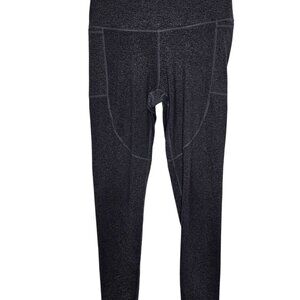Vuori Womens Performance Leggings Medium Gray With Pockets High Waist Activewear